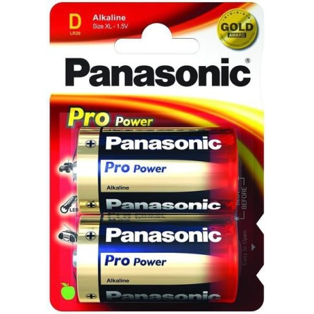Panasonic LR20PPG Alkaline 15V Batteries - Long-lasting Power & Reliability for Your Devices